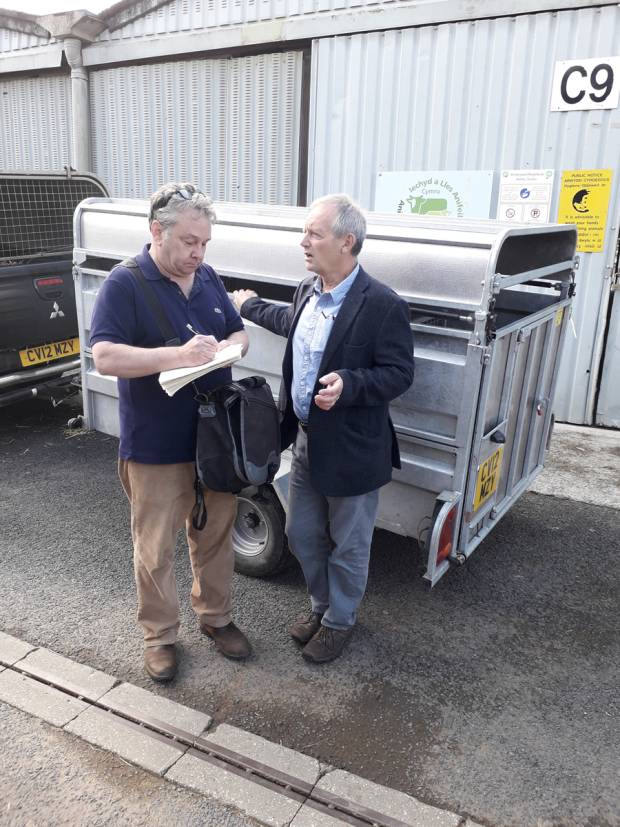 NSA's Phil Stocker with William Booth of Washington Post